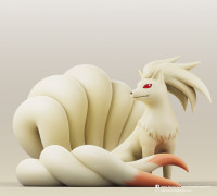 Ninetales(Pokemon) 3D model