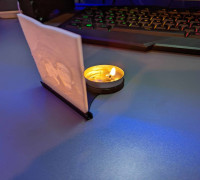 Lithophane tealight holder 3D model