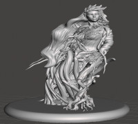 Dryad Root Goddess 3D model