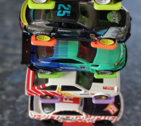 Hotwheels display Mounts 3D model