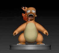 Homer Charmander - Homermander 3D model