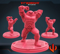 IMMOVABLE ARMORED MAN 3D model