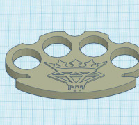brass knuckles 3D model