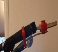 Kazoo SM57 mount 3D model