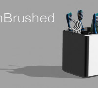 teethBrushed - toothBrush holder 3D model