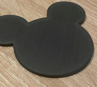 Mickey coaster 3D model