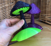 Modular Mushroom Lamp 3D model