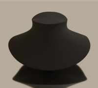 Necklace stand 3D model