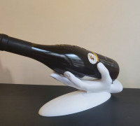Hand Wine Bottle Holder 3D model