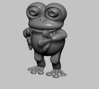 frog, frog STL, OBJ 3D model