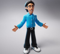 Jerry Seinfeld 3D model