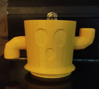 Self-watering Gyroid Pot 3D model