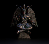 Baphomet 3D print model 3D model