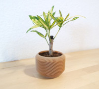 Minimal Planter - Zigzag Style 3D model