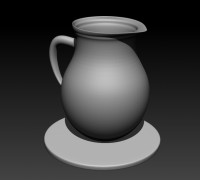 Kitchenware Jug And Mug 3D model
