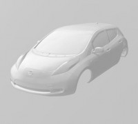 Nissan Leaf 1:24 & 1:25 Scale 3D model