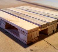 Pallet Coaster 3D model