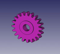 Cogwheel 20 teeth 3D model