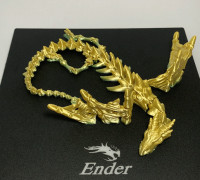 ARTICULATED SKELETAL DRAGON 3D model