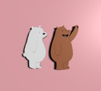 scandalous bears 3D model