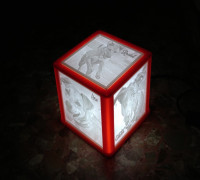 Lithophane Lamp Structure 3D model