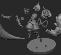 Nana Mobile Legend 3D model