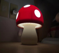 Mushroom Lamp 3D model