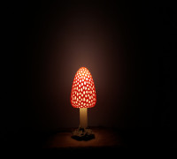 Mushroom Lamp 3D model
