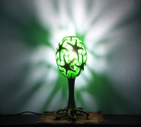 Double Star Lamp 3D model