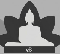 Buddha Candle Holder 3D model