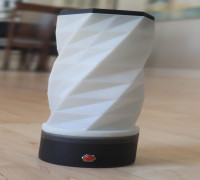 Twisted Wifi Lamp with Button Remix 3D model