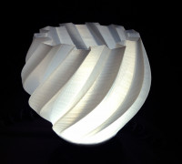 Twisted Gear Lamp / Vase 3D model
