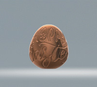 10 Easter eggs 3D model