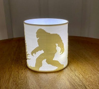 Sasquatch Lithophane 3D model