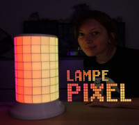 The Animated Pixel Lamp 3D model