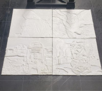 Robot Lithophane 3D model
