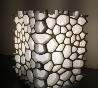 Voronoi lamp 3D model