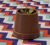 Upside Down Flowerpot 3D model