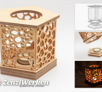 5-sided Grill Lantern cnc/laser 3D model