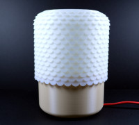 Tile Lamp 3D model