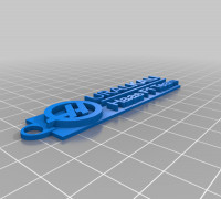Haas keychain (2022 remake) 3D model