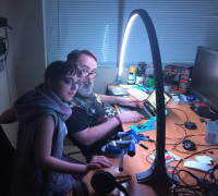 LED bridge lamp 3D model