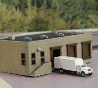 HO Scale Distribution Center 3D model