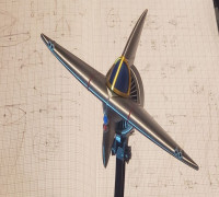 Small Sleek Spaceship 3D model