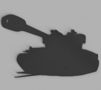 Wall Decoration Tank Pack 3D model