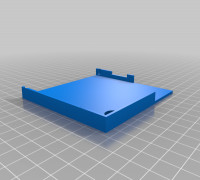ender sliding screen backer and face for skr 3D model
