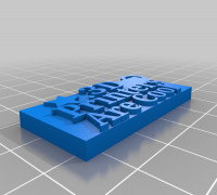 3D Printers Are Cool Keychain 3D model