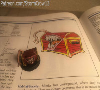 2nd Ed AD&D Mimic 3D model