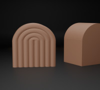 lines candle dye 3D model