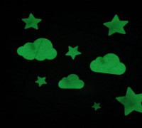 Cloud, Star and Moon Pack 3D model